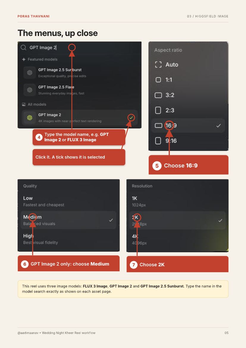 PDF page showing image settings up close